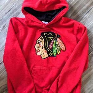 Youtu Chicago Blackhawks Hoodie with Embroidered Logo